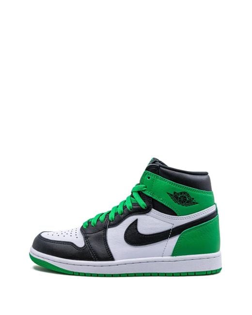 Nike Green Air 1 High "Lucky" Sneakers for men