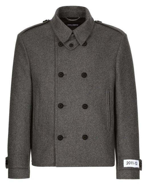メンズ Dolce & Gabbana ピーコート Gray