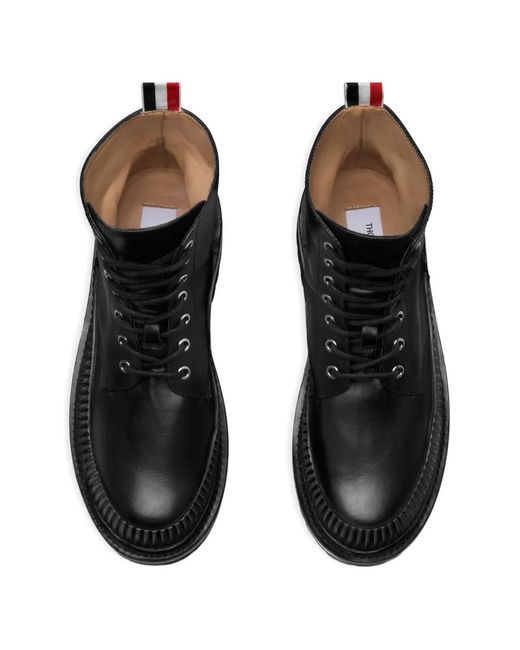 Stivaletti Stringati di Thom Browne in Black