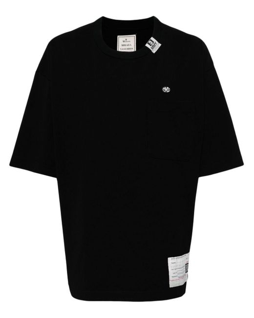 Maison Mihara Yasuhiro T-Shirt mit Logo-Patch in Black für Herren