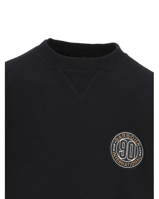 Pull 90Th Anniversary À Patch Logo Barbour pour homme en coloris Black