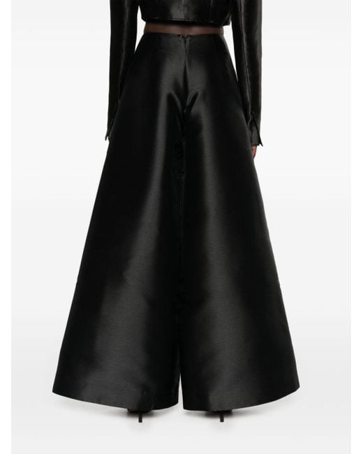 Pantalon ample The Thea à taille-haute Solace London en coloris Black
