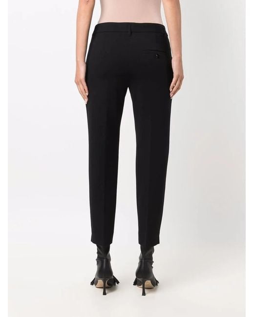 Dorothee Schumacher Black Emotional Essence Tailored Tapered-Leg Trousers