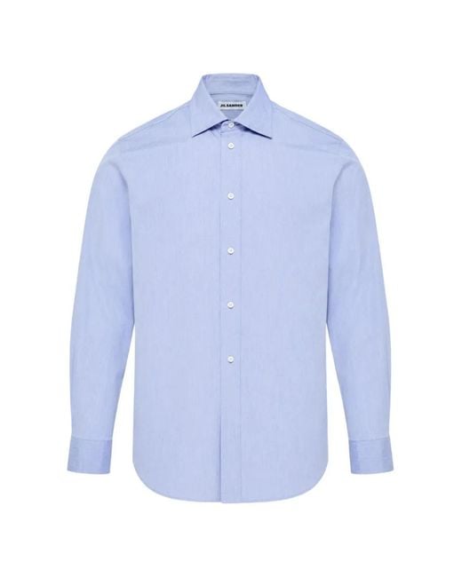 Camicia Button-Down di Jil Sander in Blue da Uomo
