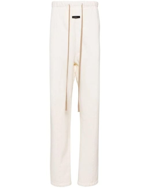 Fear Of God White Forum Straight-Leg Track Pants for men