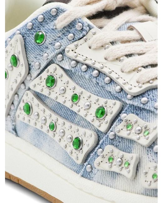Amiri White Baskets À Détails Cloutés for men