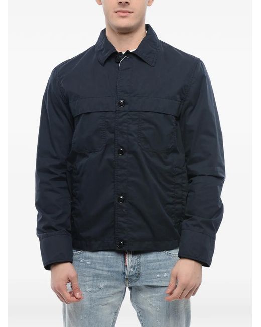 Woolrich Blue Stag Utility-Pockets Jacket for men