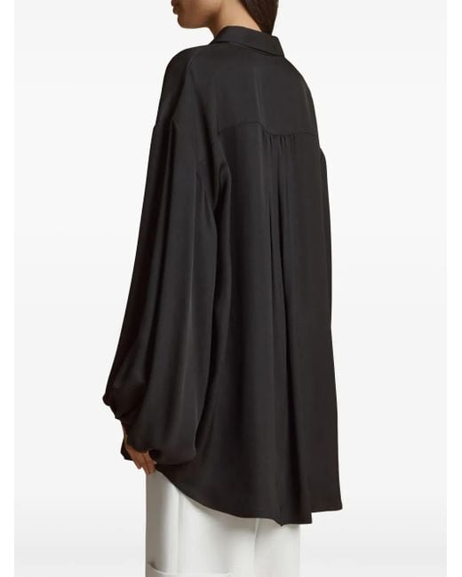 Khaite Black The Bam Shirt