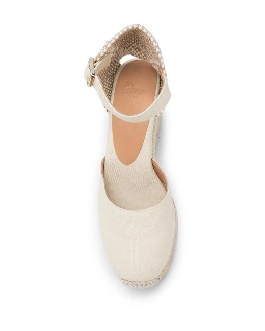 Castaner Natural Carol 60Mm Wedge Espadrilles