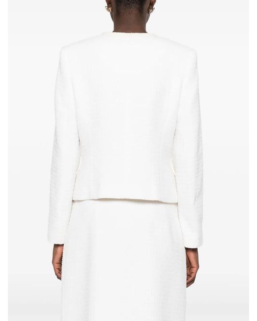 Andiata White Lesley Single-Breasted Jacket