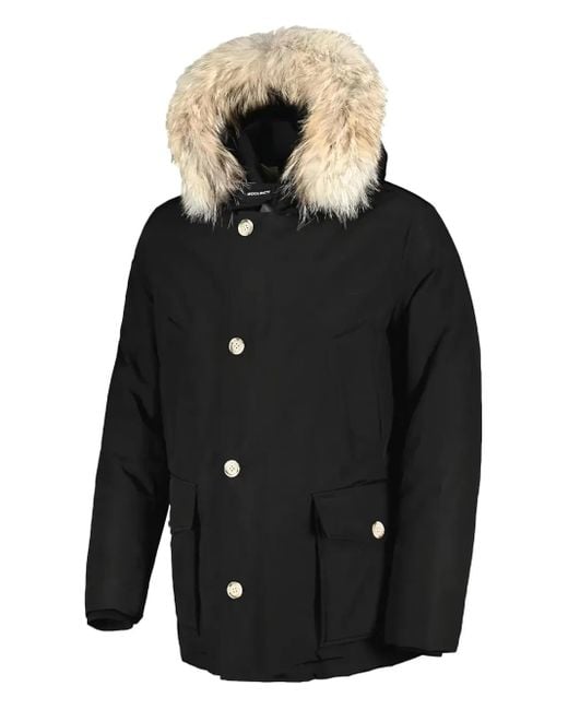 Woolrich Gewatteerde Parka in het Black voor heren