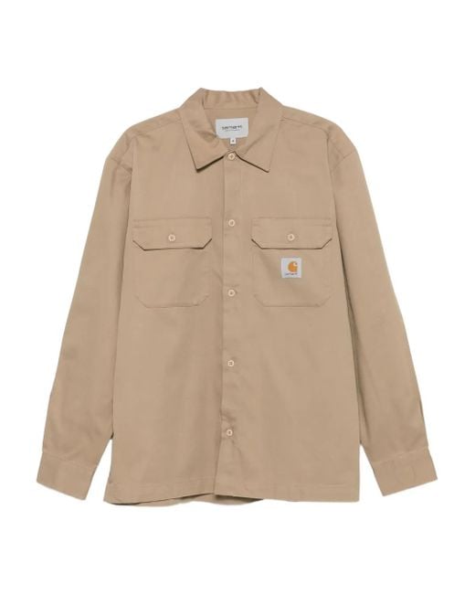 Carhartt Natural Logo-Patch Shirt for men