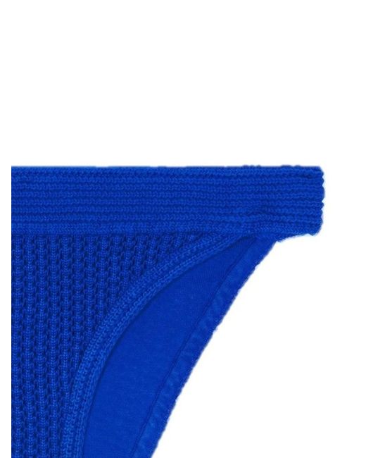 Bompard Blue Bas De Bikini En Crochet