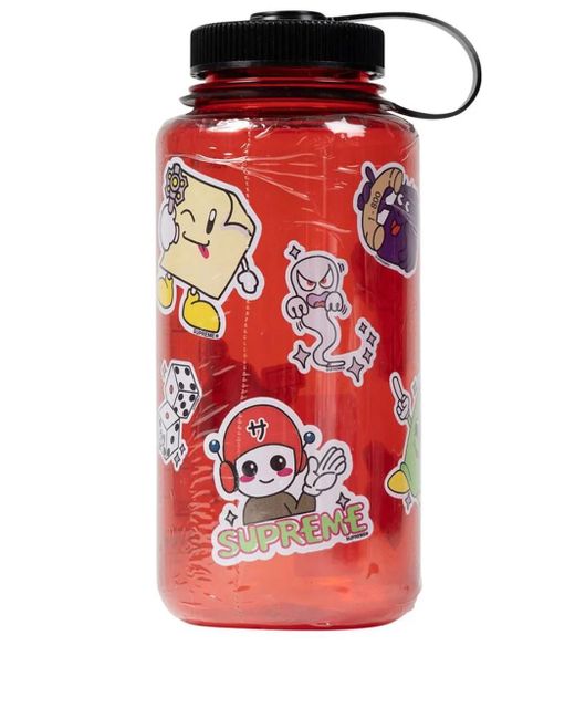 Supreme Red X Nalgene Characters Water Bottle