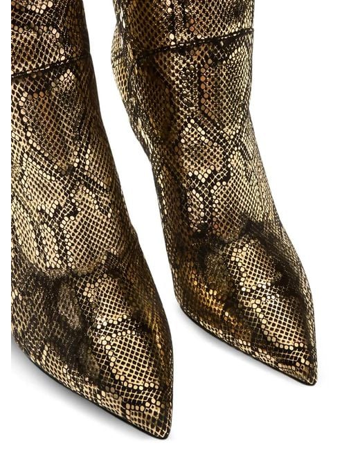 Casadei Green Blade Goldfinger Corsario Over-The-Knee Boots