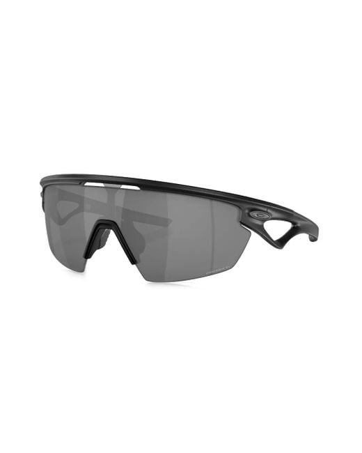 Oakley Gray Sphaera Mask-Frame Sunglasses