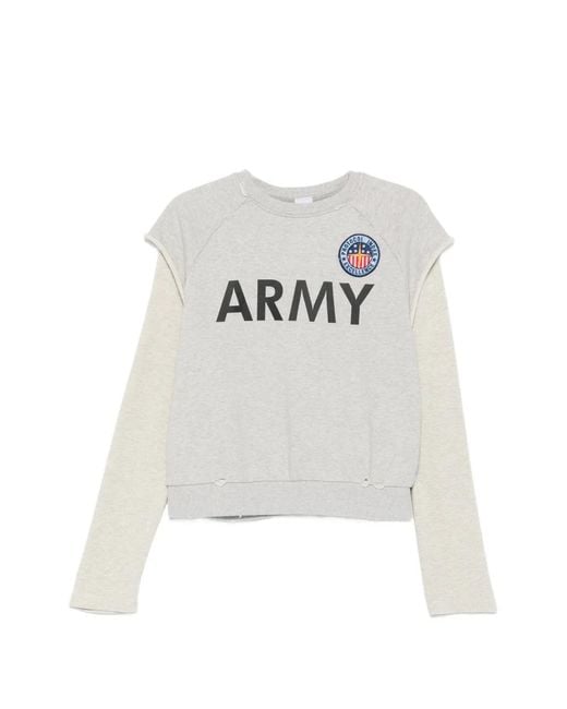 Pull À Logo Imprimé Protocol Index en coloris White