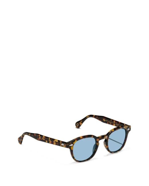 Moscot Black Lemtosh Tortoise-Effect Sunglasses