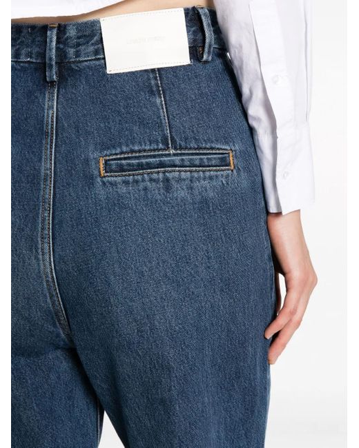 Loulou de Saison Blue Attu High-Rise Wide-Cut Jeans