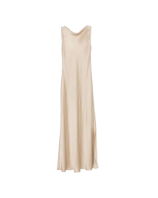 Antonelli White Mara Cowl-Neck Dress