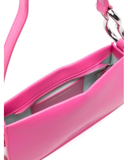 Chiara Ferragni Pink Cfloop Hardware-detail Shoulder Bag