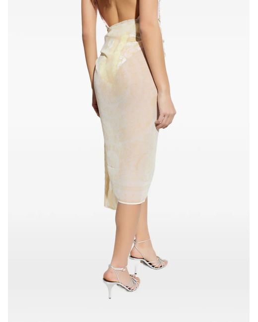 Pareo Estampado Versace de color White
