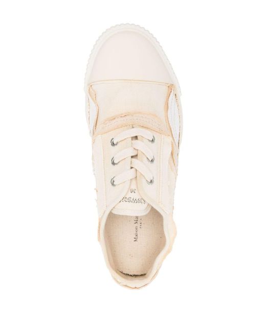 Maison Margiela White Inside-out Canvas Sneakers