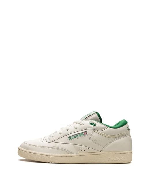 Reebok White Club C Mid Ii Leather Sneakers