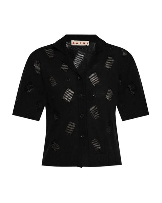 Marni Black Short Sleeve Shirt