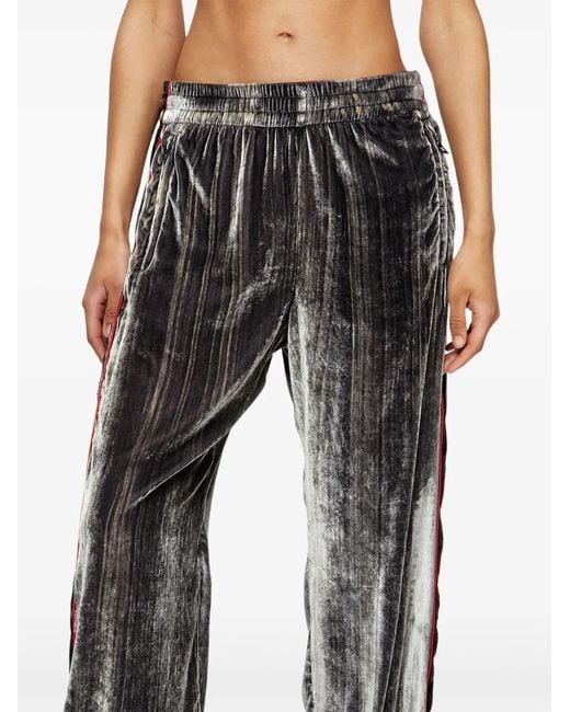 DIESEL Gray P-Hay-Fem Track Pants