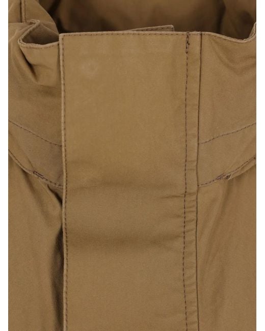 Lemaire Brown High-Neck Jacket for men