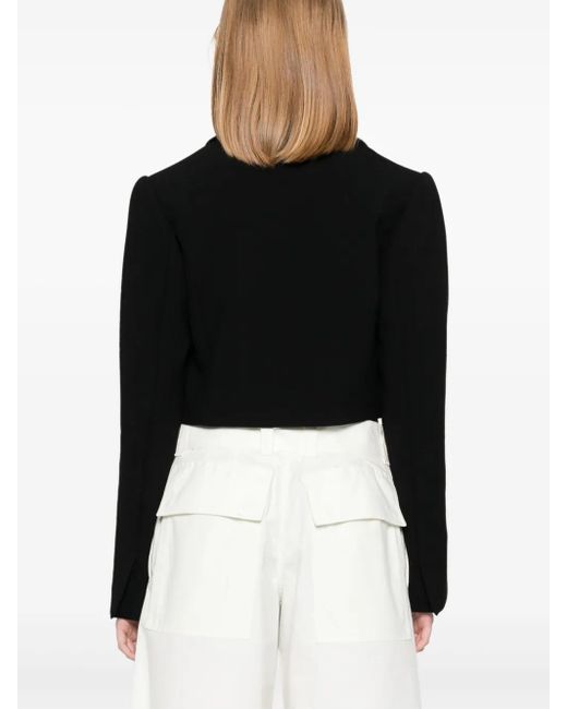 Low Classic Black Cropped Blazer