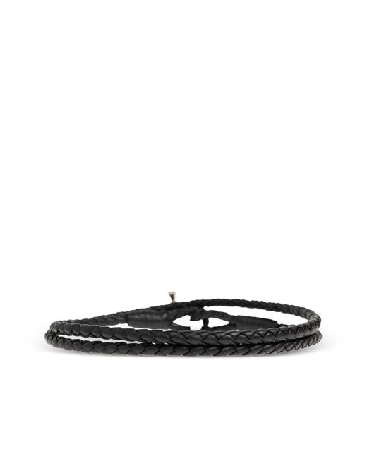 Tom Ford White Braided-Design T-Bar Bracelet for men