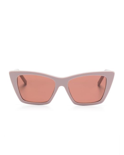 Saint Laurent Pink Butterfly-frame Sunglasses