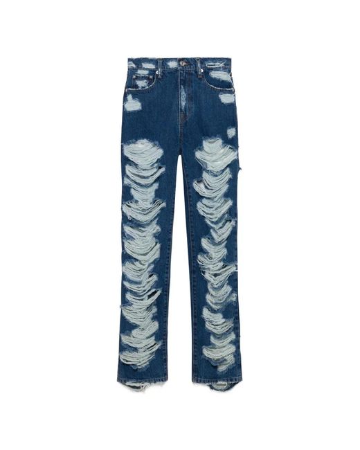 Jonathan Simkhai Blue Jean Erie À Effet Usé