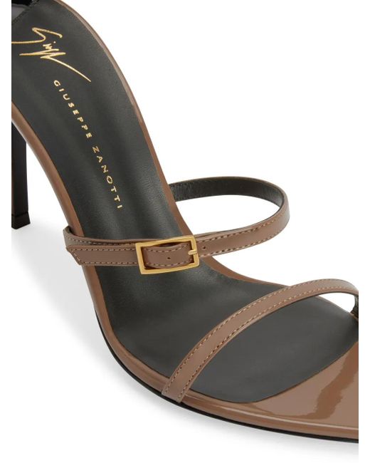 Giuseppe Zanotti Metallic Intriigo Abely 105Mm Leather Sandals