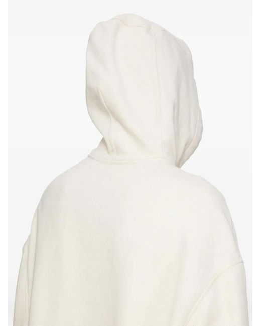 Rick Owens White Peter Hoodie