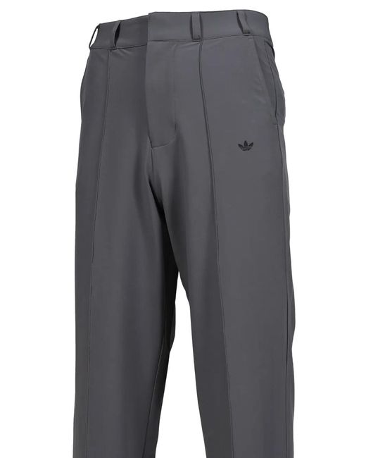 Song For The Mute Gray X Adidas Logo-Embroidered 3-Stripe Trousers for men