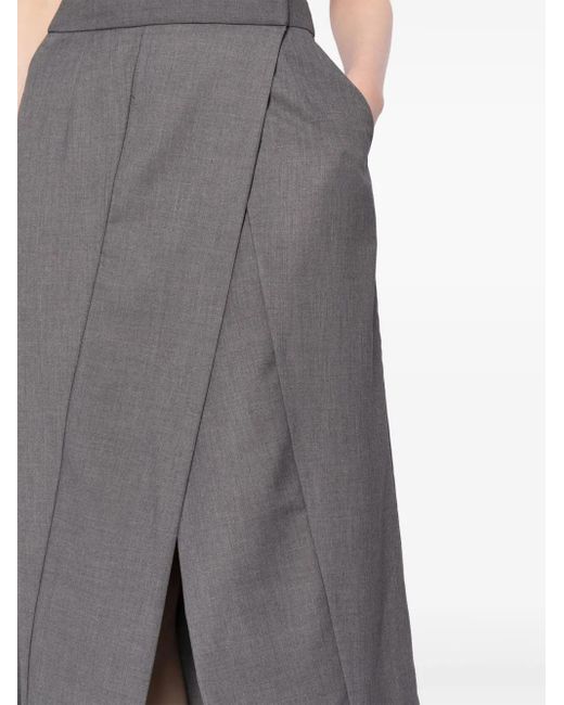 B+ AB Gray Midirock Mit Schlitz