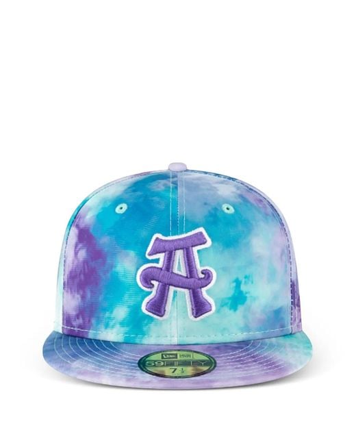 KTZ Blue 59Fifty Asheville Theme Night 'Tourists Hippies' Fitted Cap for men
