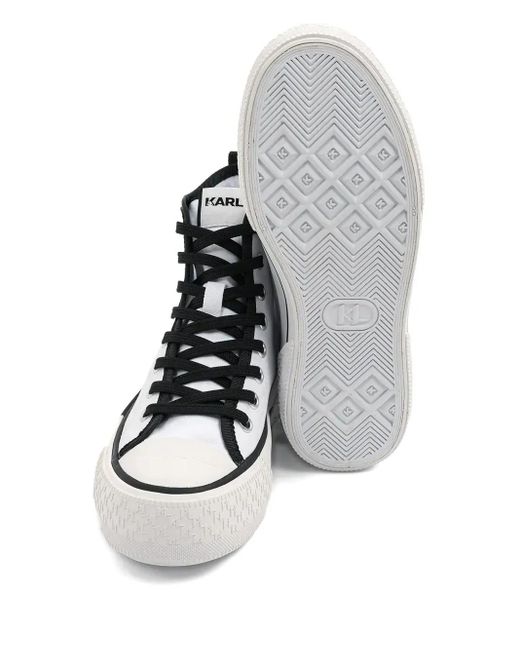 Karl Lagerfeld Black Kampus Max Iii Sneakers