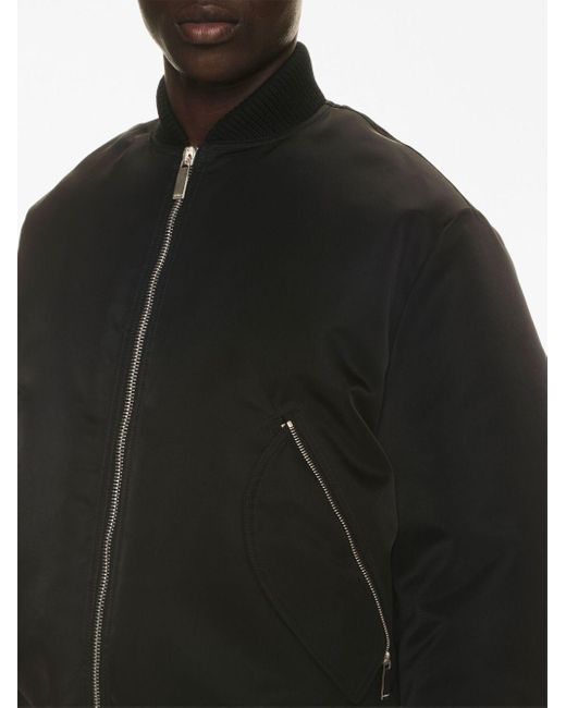 Veste bomber à détails de zips Off-White c/o Virgil Abloh pour homme en coloris Black