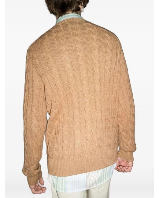 Polo Ralph Lauren Natural Cable Knit Sweater for men