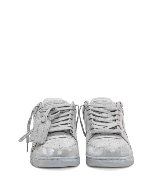 Off-White c/o Virgil Abloh Gray Low-Top Lace-Up Sneakers for men