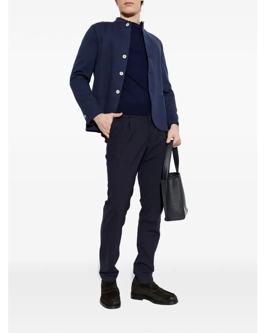 Eleventy Blue Button Jacket for men