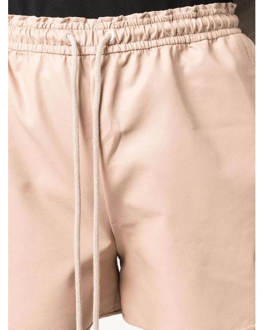 Stella McCartney Natural Alter Mat Track Shorts