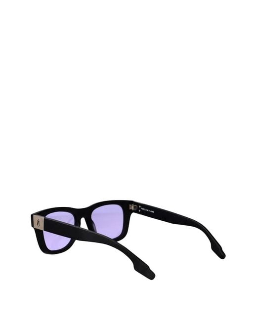 Vision Of Super Black Way Flame Rectangle Sunglasses for men