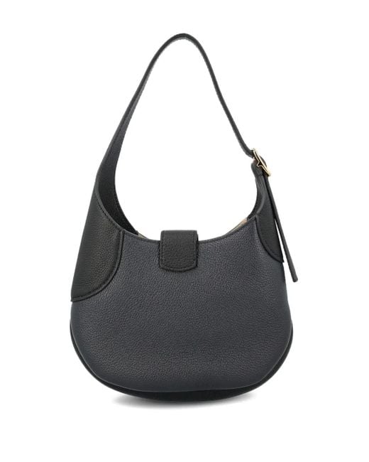 Loro Piana Black Mini Bobbin Chain-Embellished Shoulder Bag