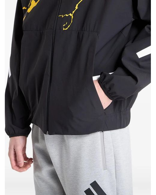 Adidas Gray X Real Madrid X Marvel Avengers Z.N.E. Anthem Jacket for men