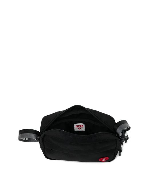 Mini Sac À Patch Logo AAPE BY A BATHING AP en coloris Black